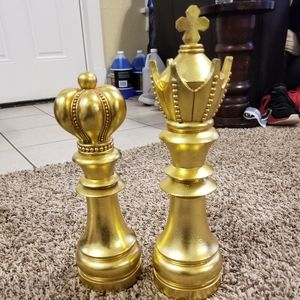 👑Gold King & Queen Home Decor👑